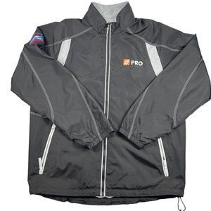 The Home Depot North End Windbreaker Jacket Men L Work Employee Construction